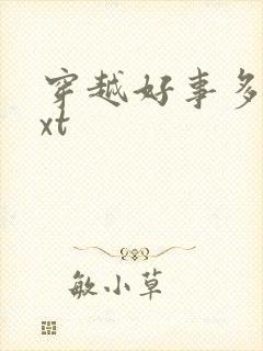 穿越好事多磨txt