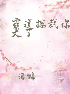 霸道总裁你的太大了