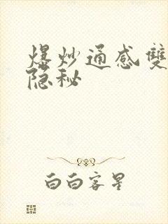 爆炒通感双胞胎隐秘