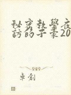 秘密教学夜晚到访的子豪20话