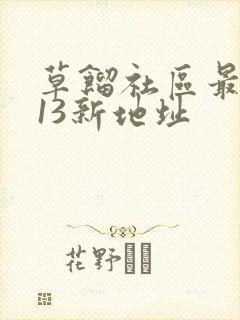 草馏社区最2013新地址