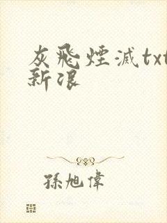 灰飞烟灭txt新浪
