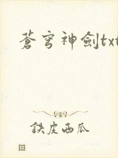 苍穹神剑txt