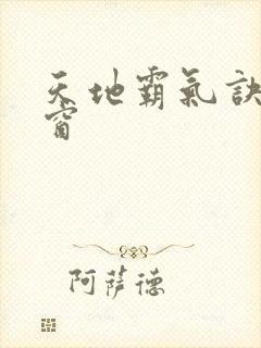 天地霸气诀无弹窗