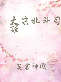 大宋北斗司 小说