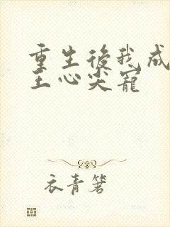 重生后我成了傻王心尖宠