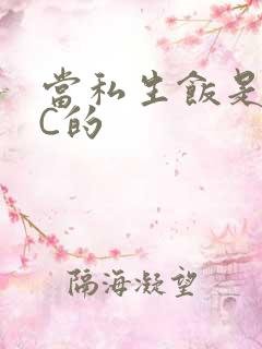 当私生饭是要挨C的