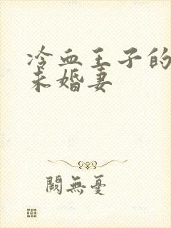 冷血王子的贫穷未婚妻