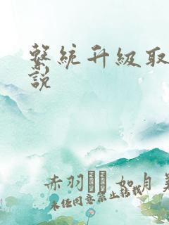 系统升级取液小说