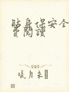 贴身保安全文免费阅读