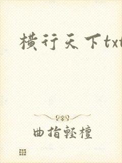 横行天下txt