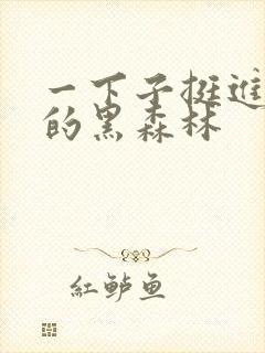 一下子挺进浓密的黑森林