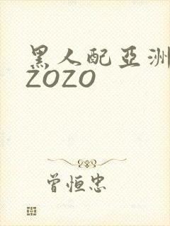 黑人配亚洲女人ZOZO