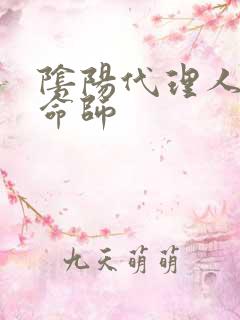 阴阳代理人之改命师