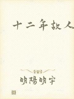 十二年故人戏