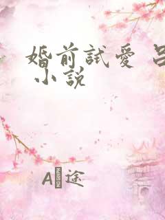 婚前试爱 吕颜 小说
