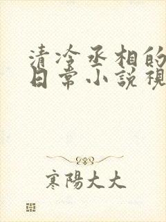 清冷丞相的爆炒日常小说视频