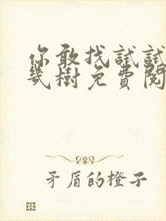 你敢找试试BY几树免费阅读