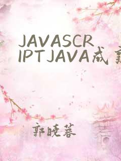 JAVASCRIPTJAVA成熟亲子