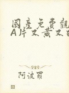 国产免费观看黄A片又黄又硬小说