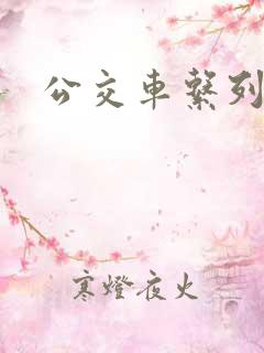 公交车系列说说