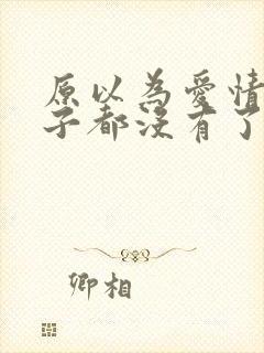 原以为爱情这辈子都没有了