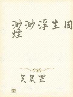 渺渺浮生因你成烟