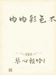 肉肉彩色不遮挡