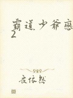 霸道少爷恋上我2