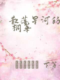 散落星河的记忆 桐华