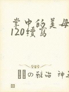 掌中的美母版主120续写