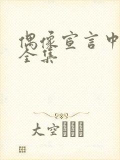 偶像宣言中文版全集