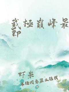 武极巅峰最新章节