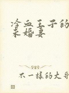 冷血王子的贫穷未婚妻