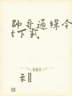 帅哥通缉令txt下载