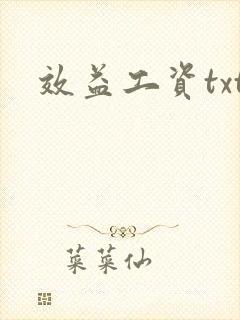 效益工资txt