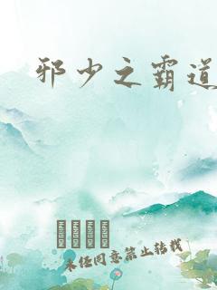 邪少之霸道娇妻