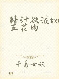 精汁欲液txt五花肉