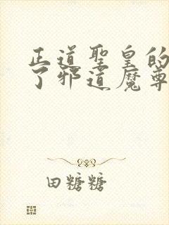 正道圣皇的我娶了邪道魔尊 小说