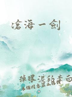 沧海一剑