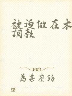 被迫做在木马上调教