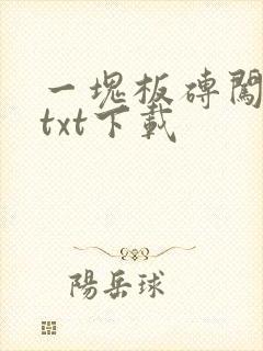 一块板砖闯仙界txt下载