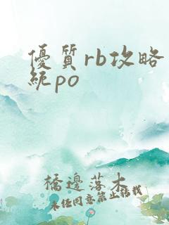 优质rb攻略系统po