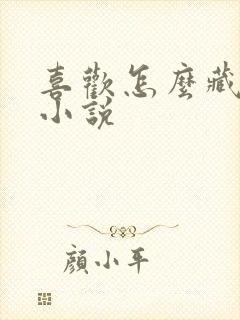 喜欢怎么藏不住小说