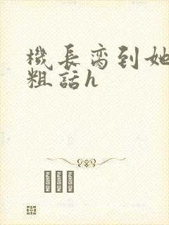 机长脔到她哭h粗话h