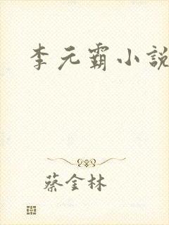 李元霸小说