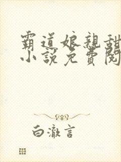 霸道娘亲甜又撩小说免费阅读