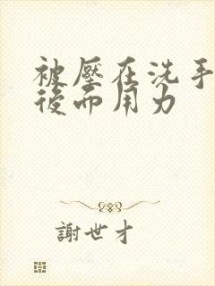 被压在洗手台从后面用力