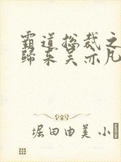 霸道总裁之出狱归来吴亦凡