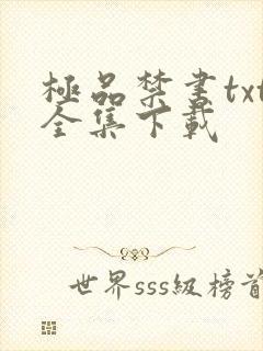 极品禁书txt全集下载